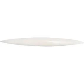 0 Gauge Organic White Bone Taper