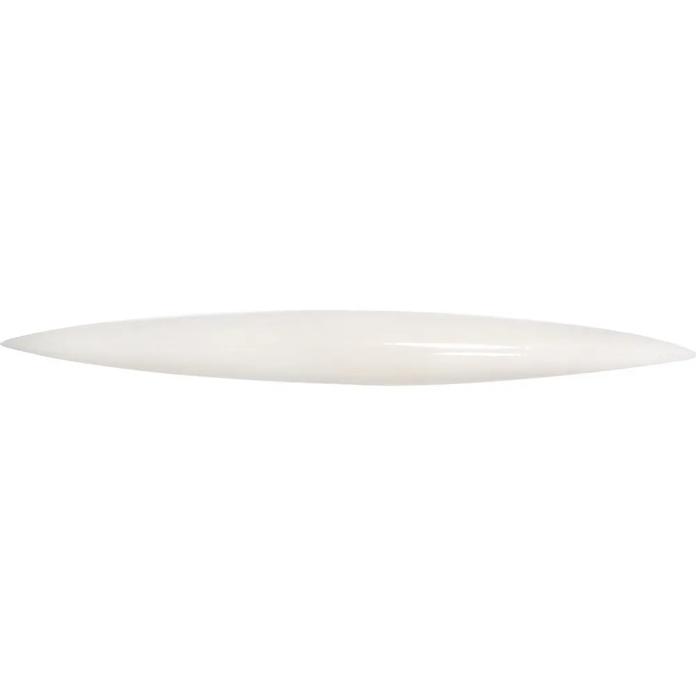 0 Gauge Organic White Bone Taper