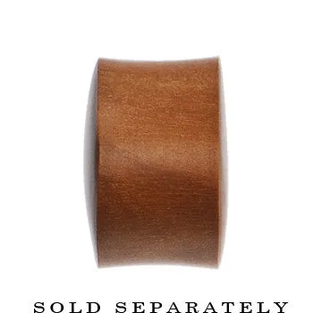 00 Gauge Organic Solid Sawo Wood Saddle Plug