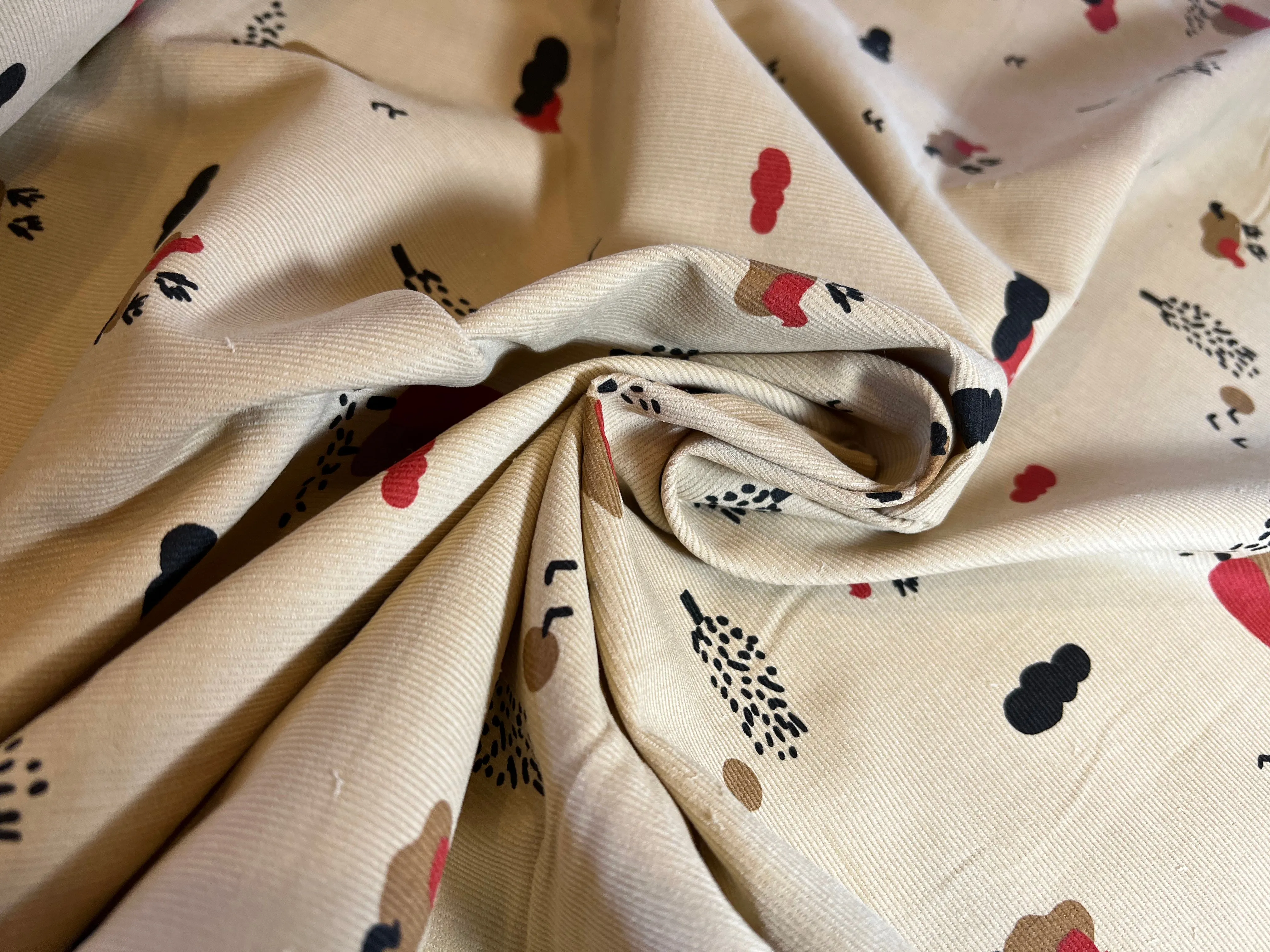 #1262 Landscapes 100% Cotton Pinwheel Corduroy Remnant