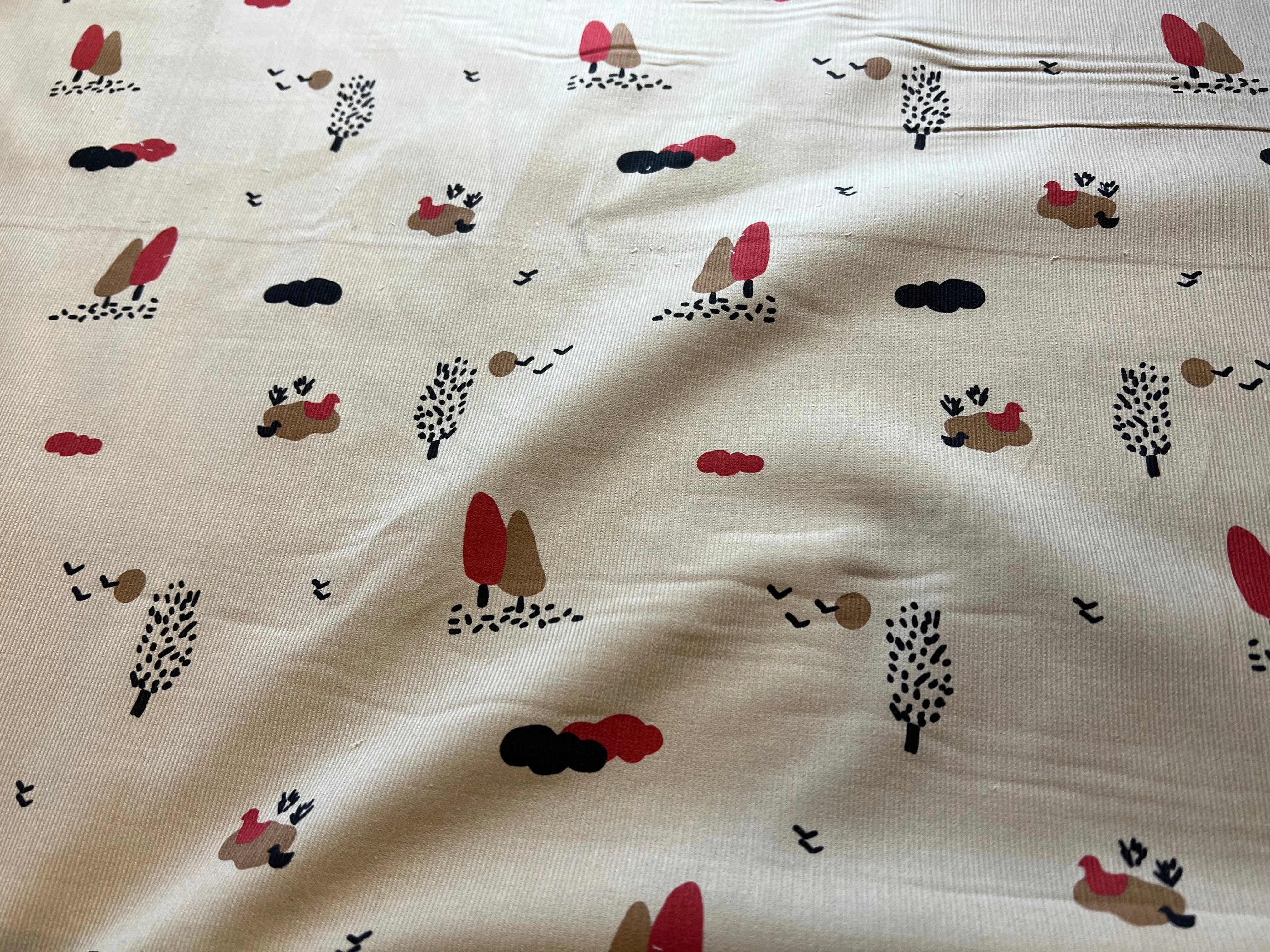 #1262 Landscapes 100% Cotton Pinwheel Corduroy Remnant