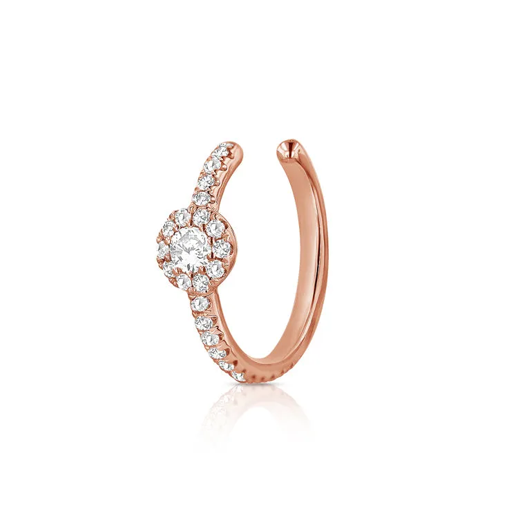 14k Gold & Diamond Ear Cuff - 0.14ct