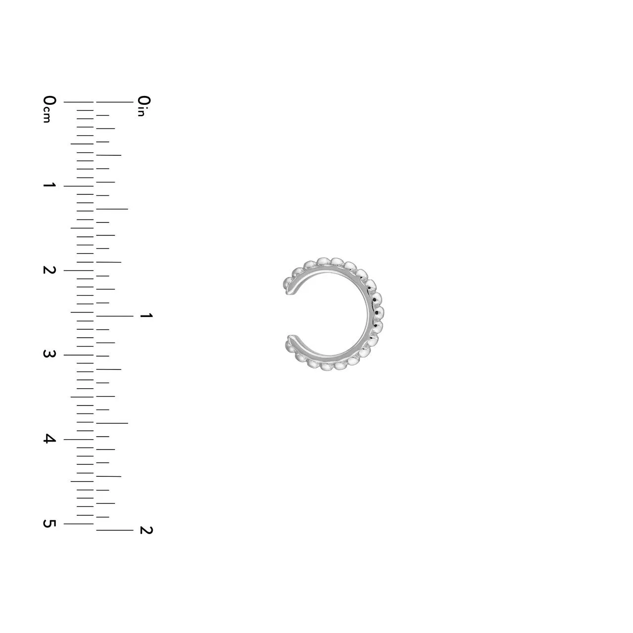 14K Gold Bubble Ear Cuffs