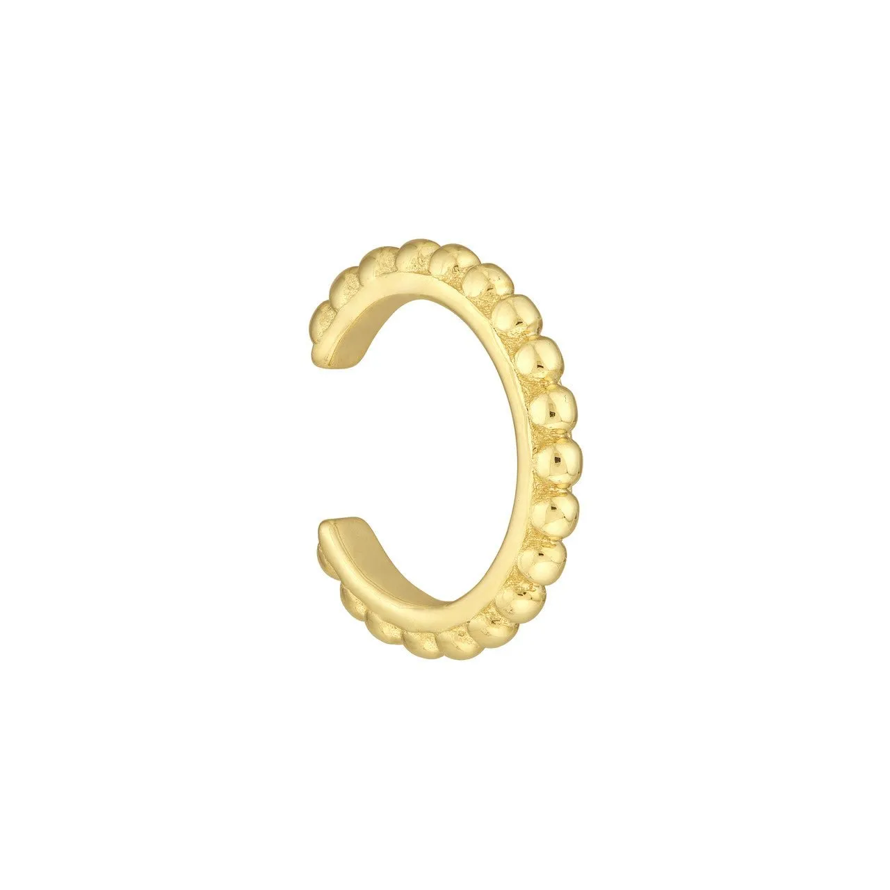 14K Gold Bubble Ear Cuffs