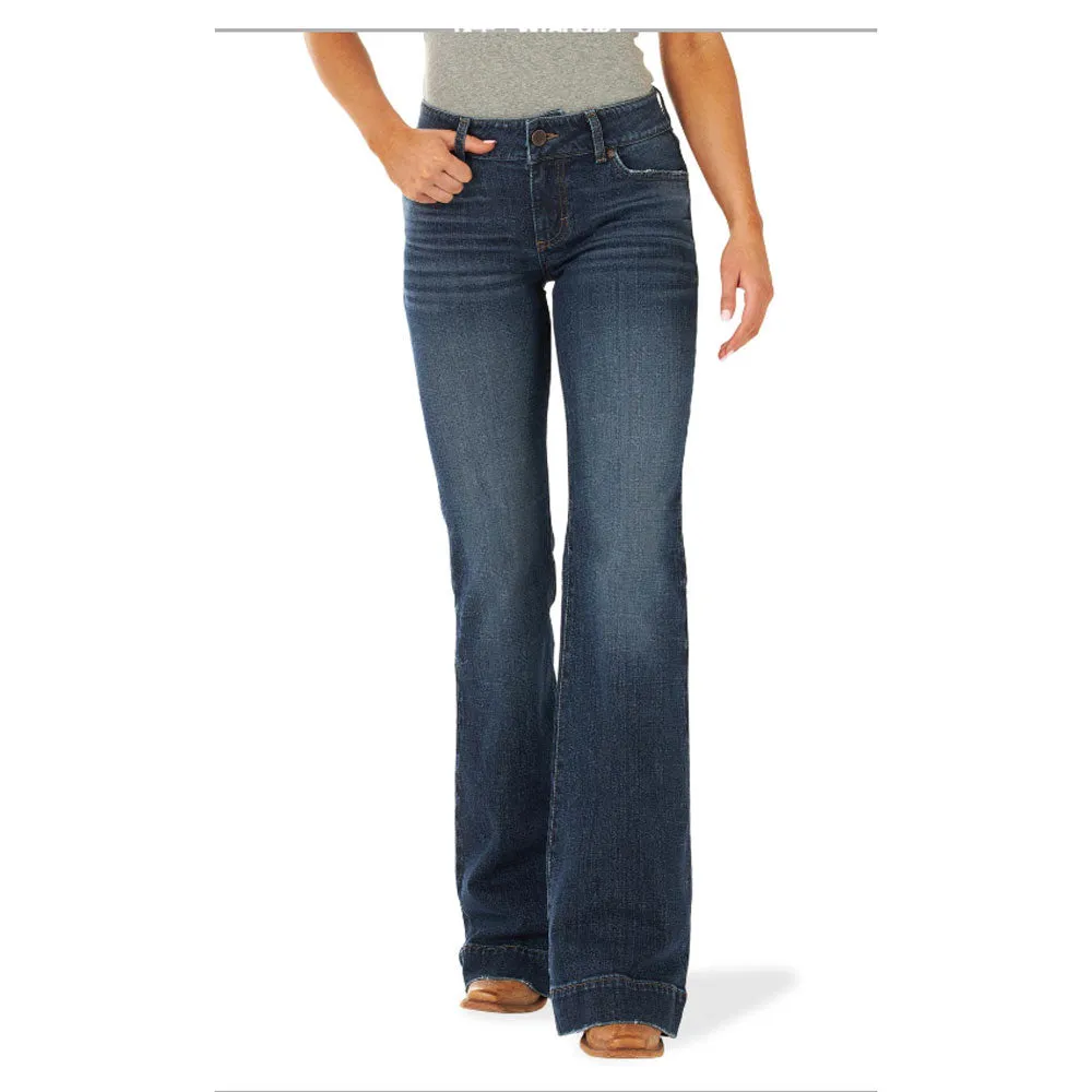 2317172 Wrangler Women's Retro Mae Trouser Jean Mid Rise - Shelby