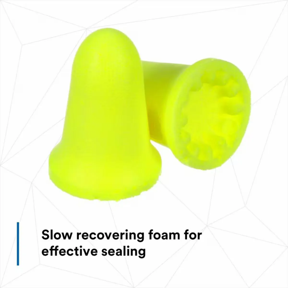 3M E-A-Rsoft FX Poly Bag Uncorded Earplugs - Yellow
