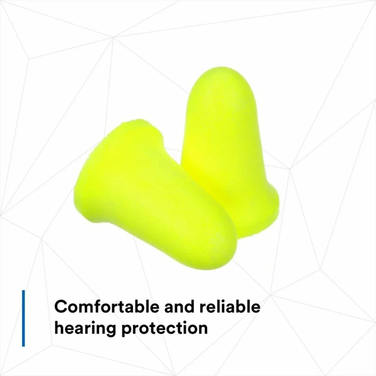 3M E-A-Rsoft FX Poly Bag Uncorded Earplugs - Yellow