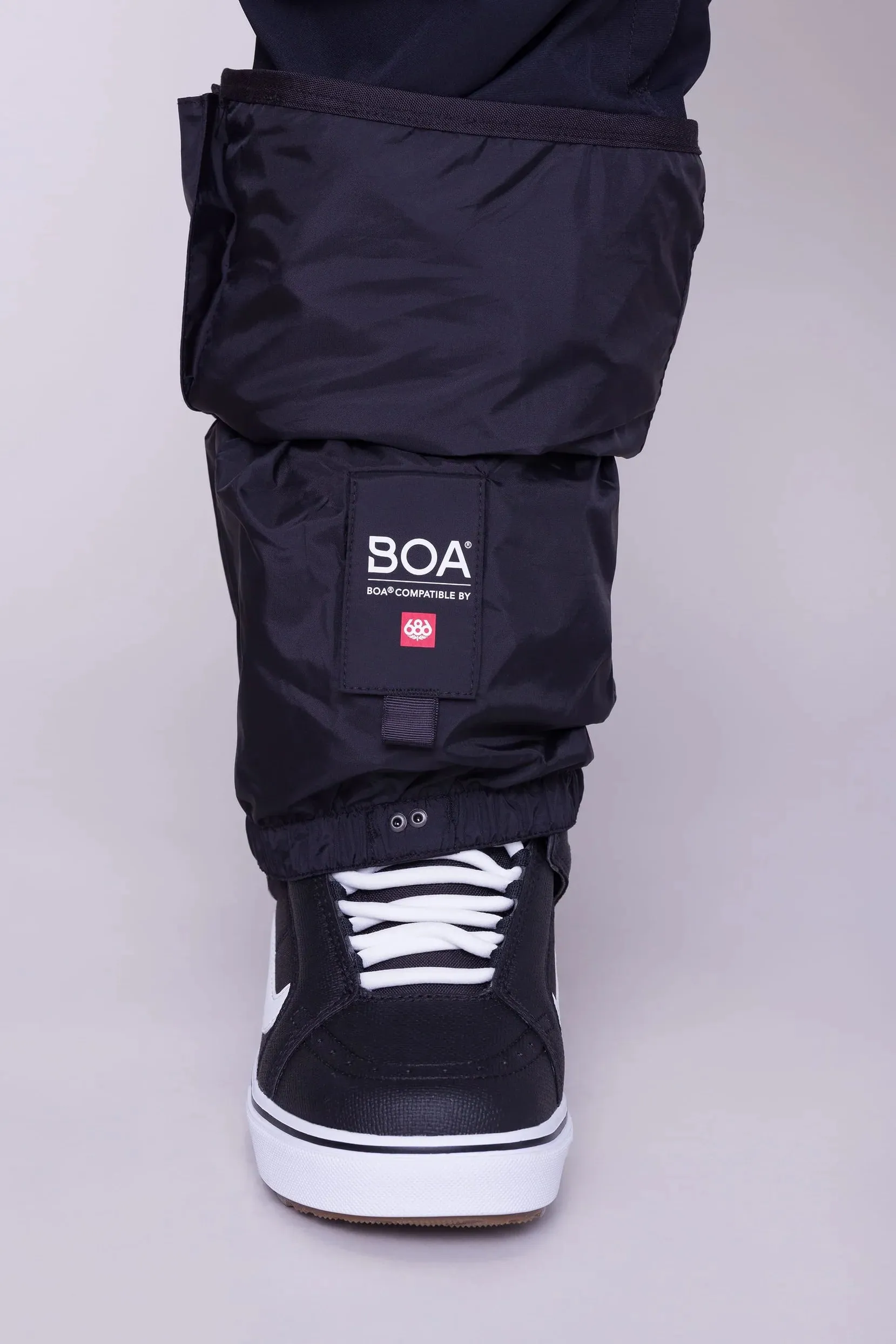 686 Smarty 3-In-1 Cargo Bib Snow Pants - Black