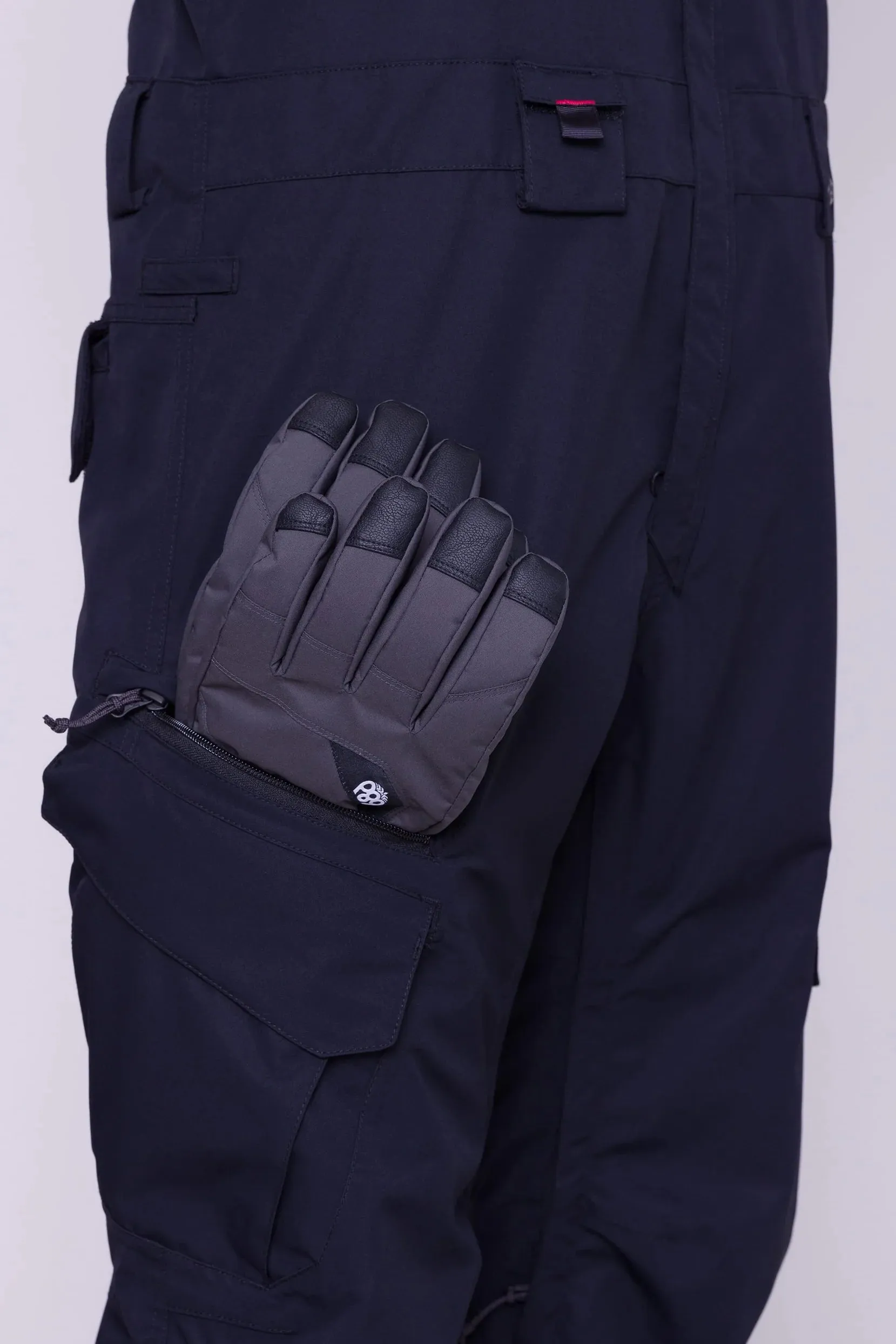 686 Smarty 3-In-1 Cargo Bib Snow Pants - Black