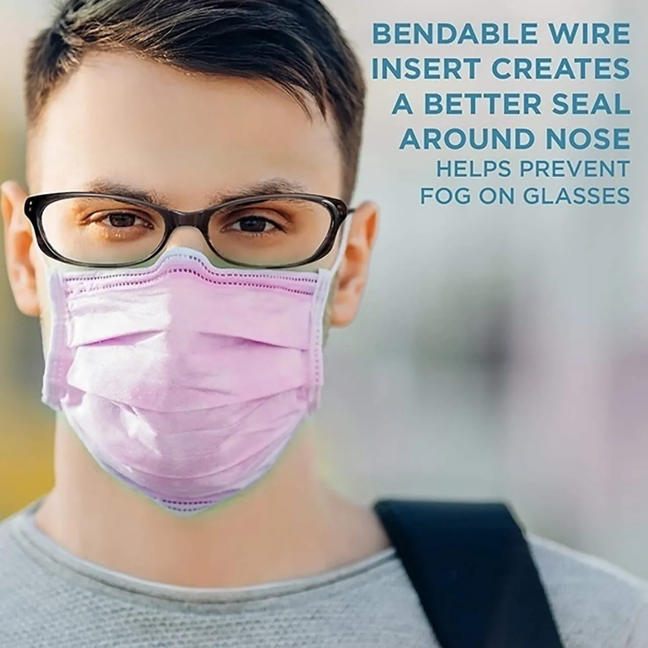 7219 Anti Pollution / Virus Face Pink Mask