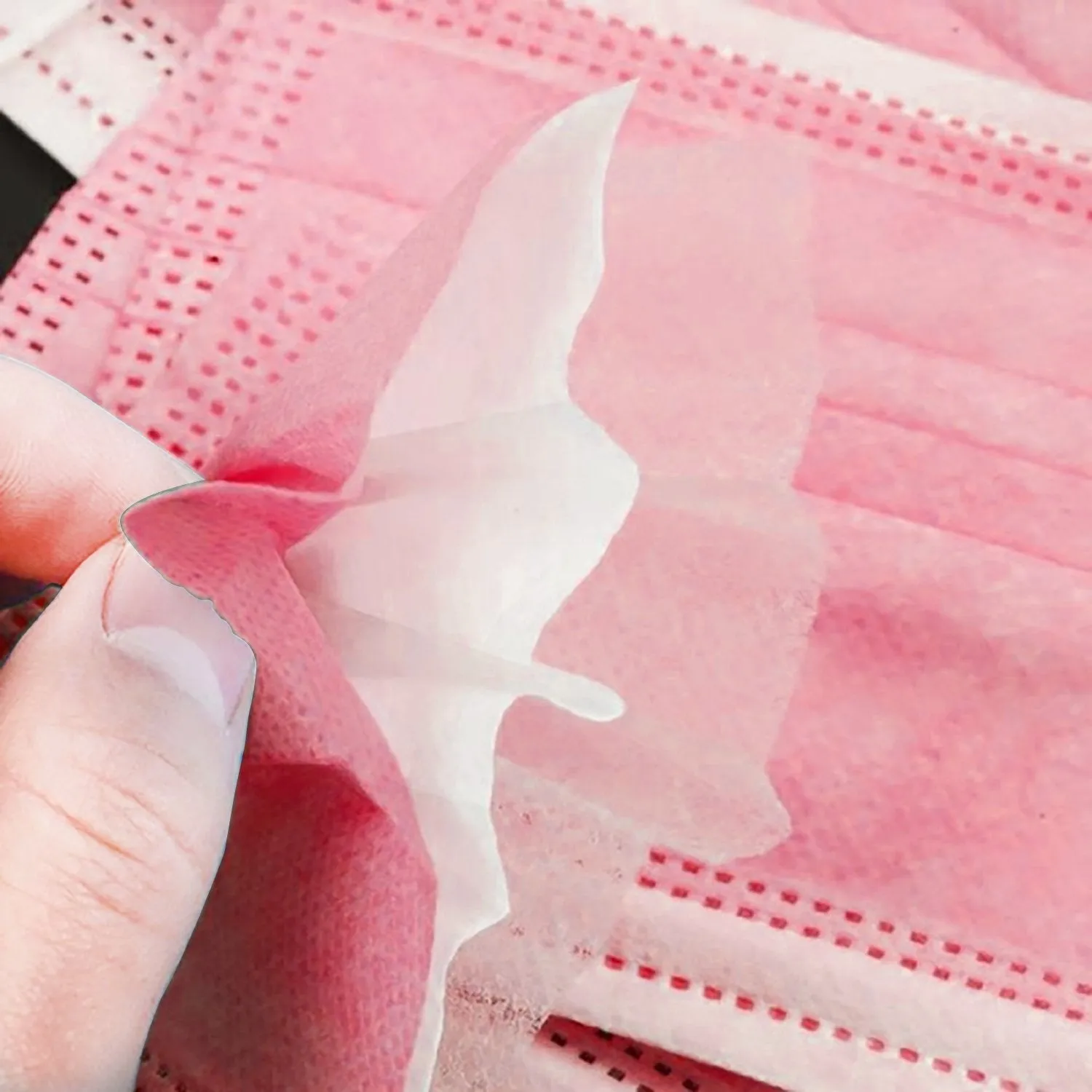 7219 Anti Pollution / Virus Face Pink Mask