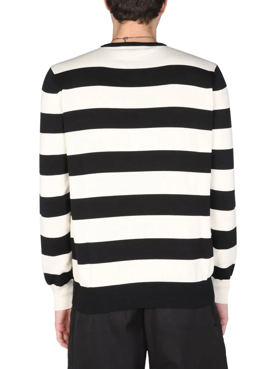 Alexander McQueen Striped Crewneck Jumper