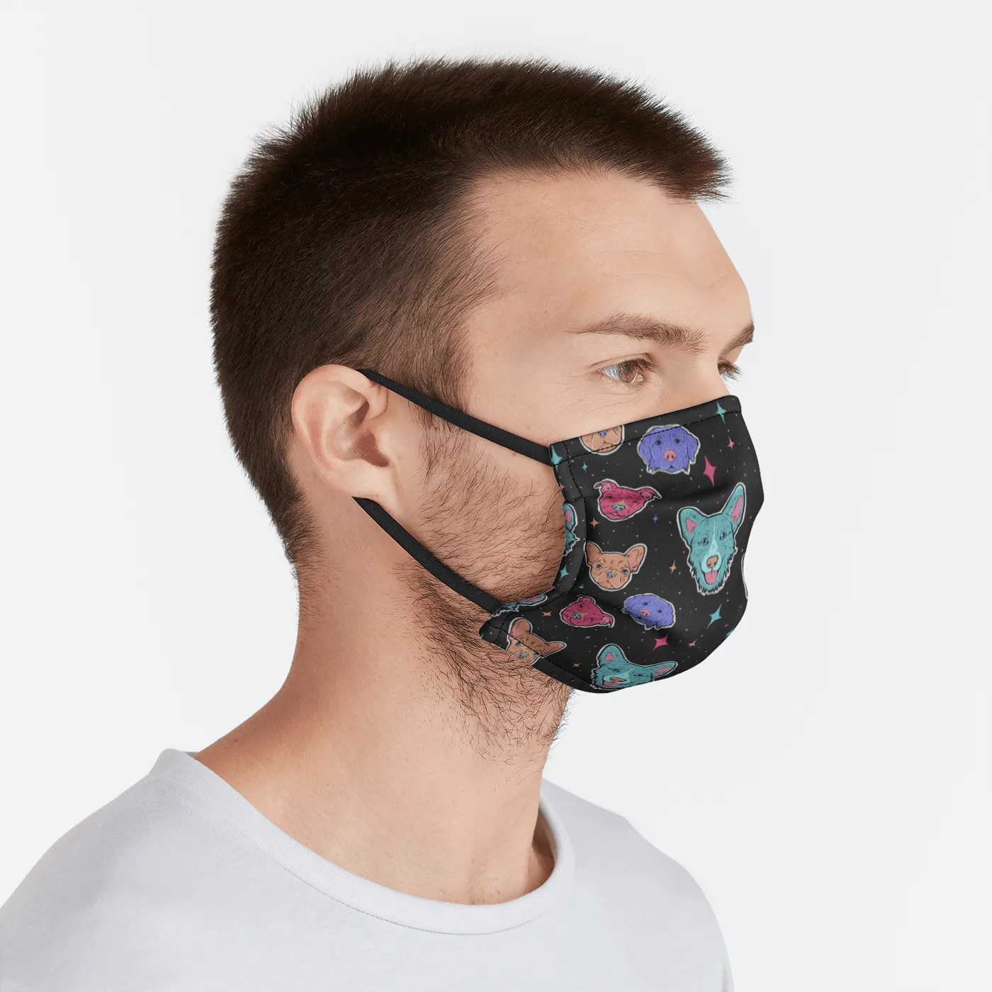 ALL DOGS go to HEAVEN Face Mask