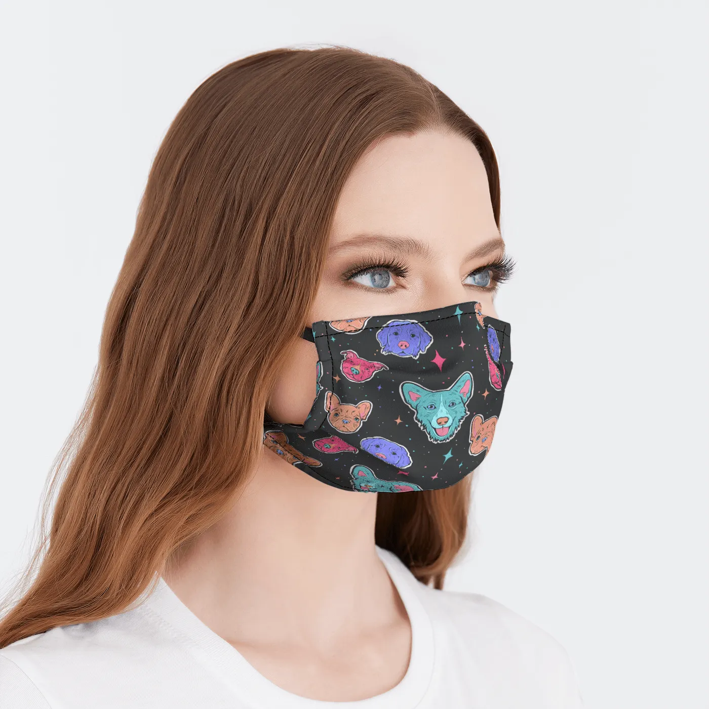 ALL DOGS go to HEAVEN Face Mask