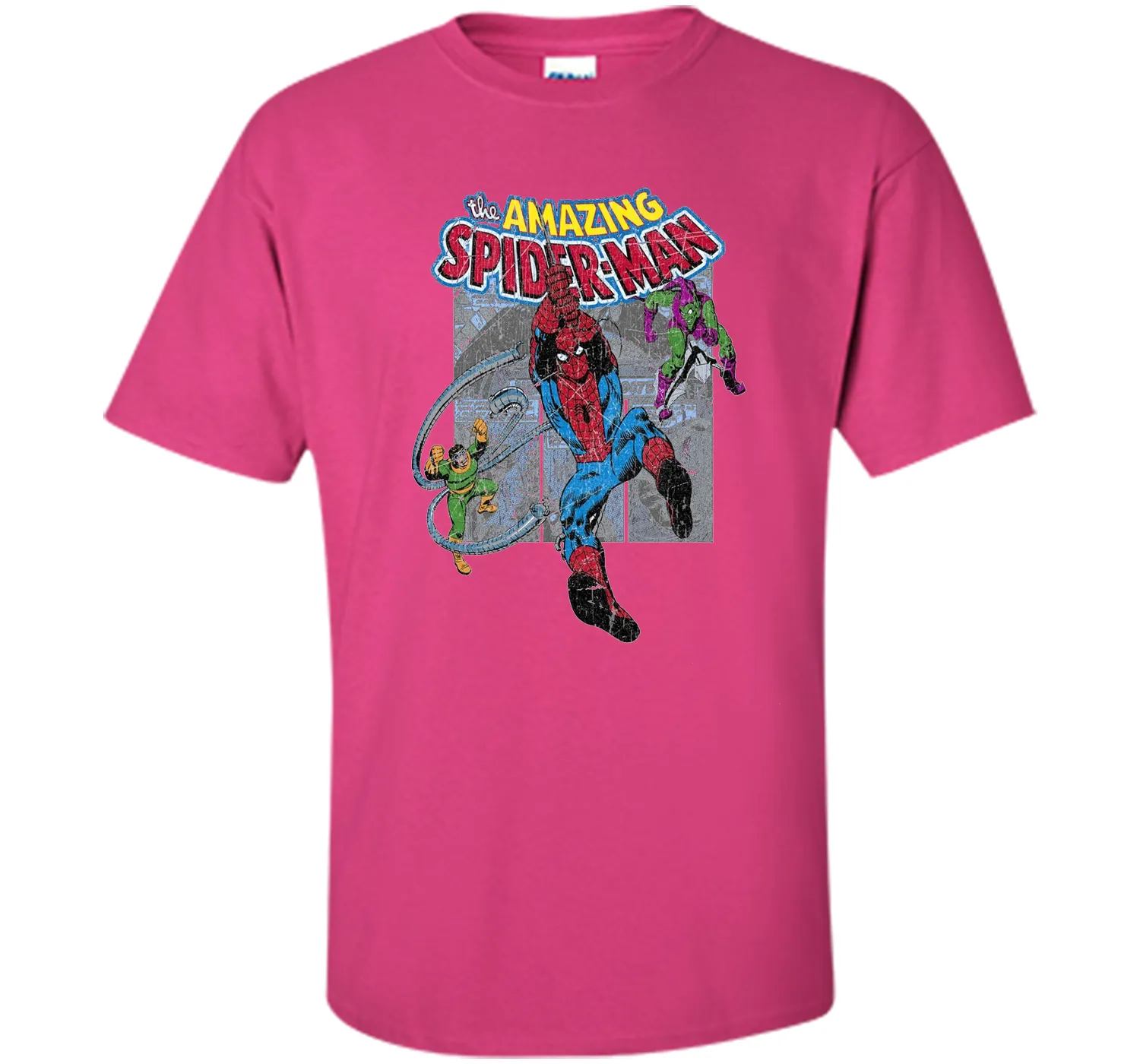 Amazing Spider-Man Battles Evil Graphic T-Shirt