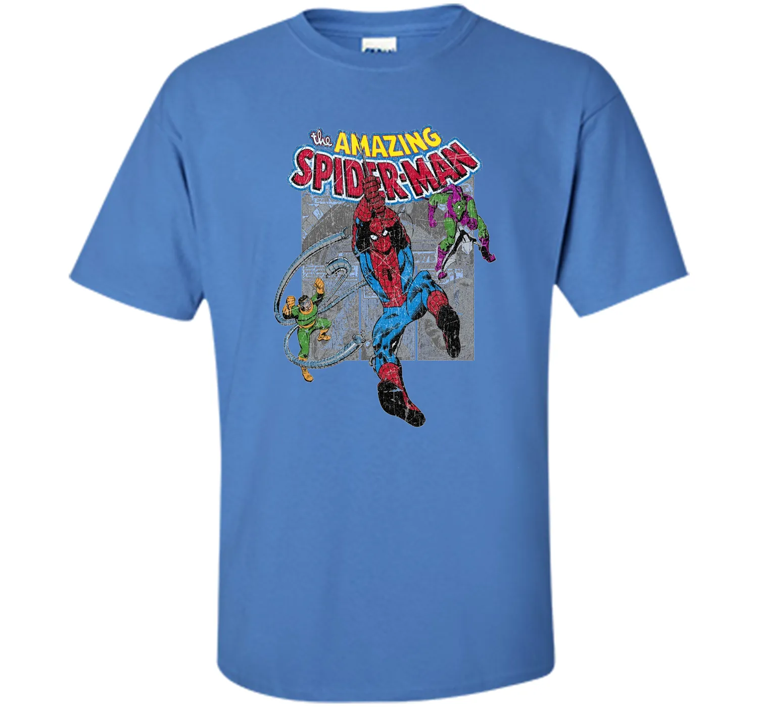 Amazing Spider-Man Battles Evil Graphic T-Shirt