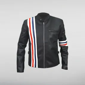American Flag Leather Jacket