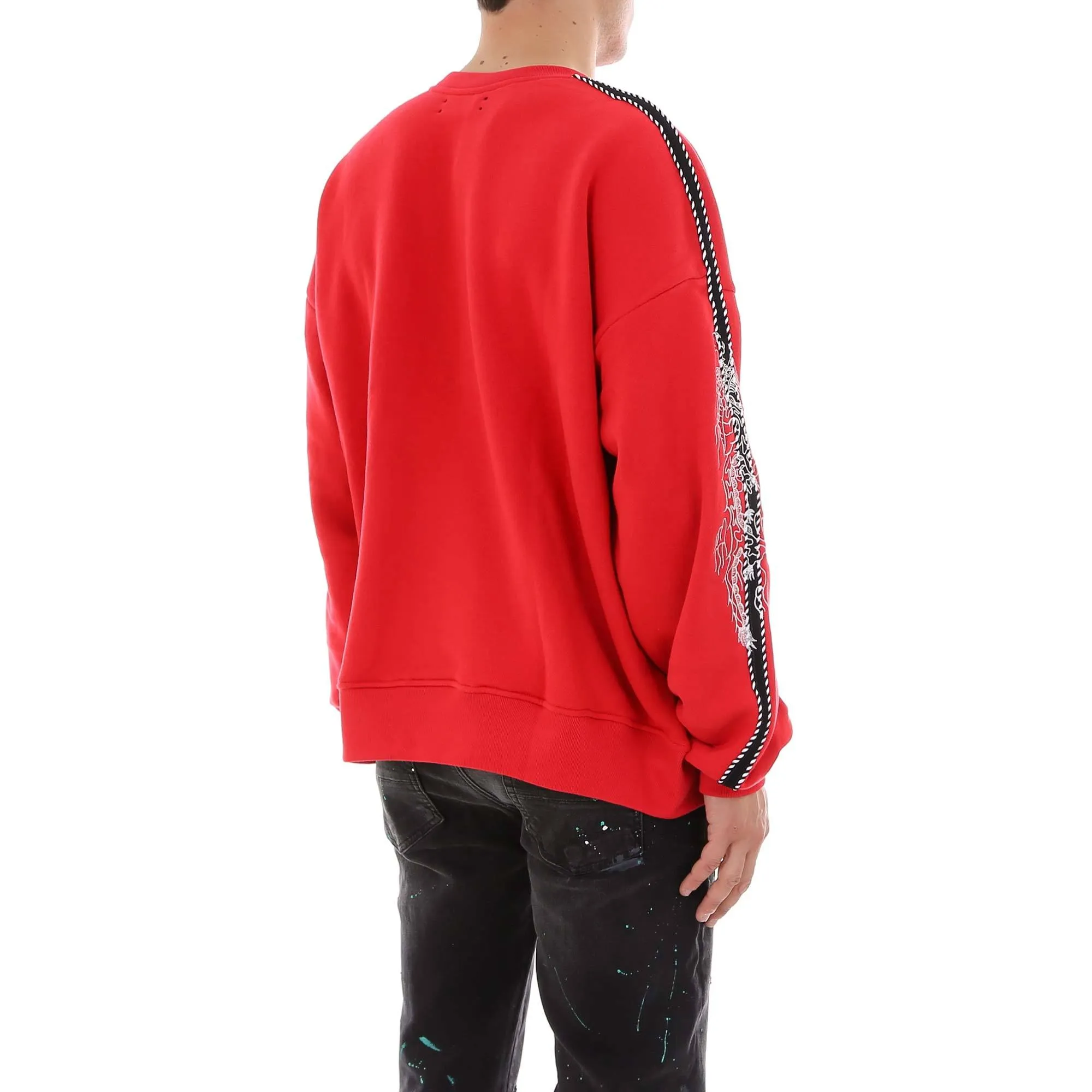 Amiri Logo Embroidered Crewneck Jumper