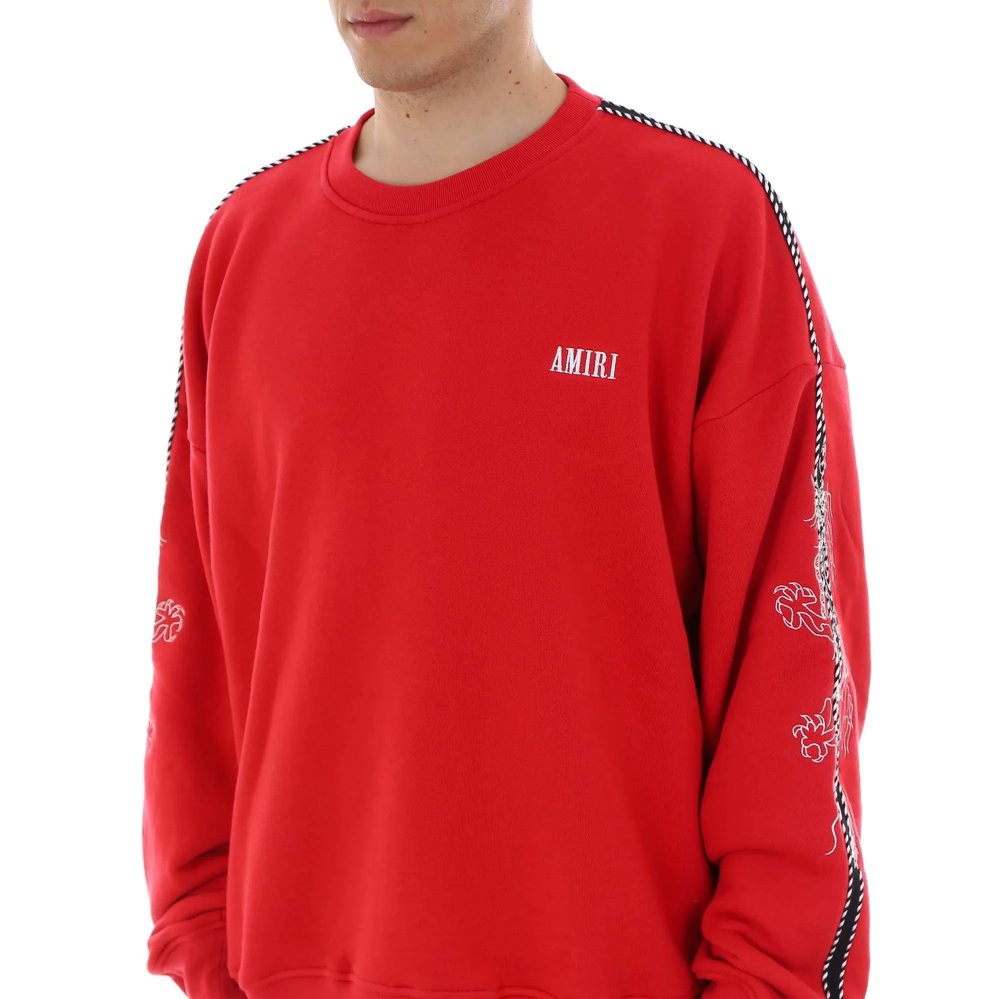 Amiri Logo Embroidered Crewneck Jumper