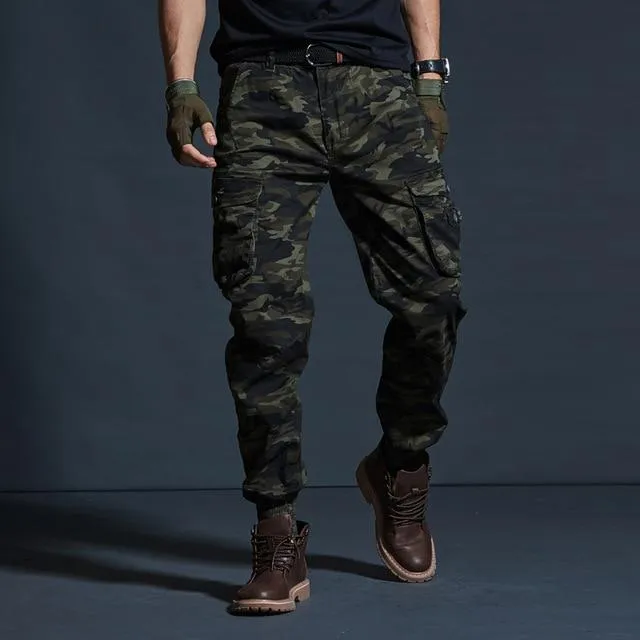Angelo Ricci™ Cargo Military Style Elasticity Pants