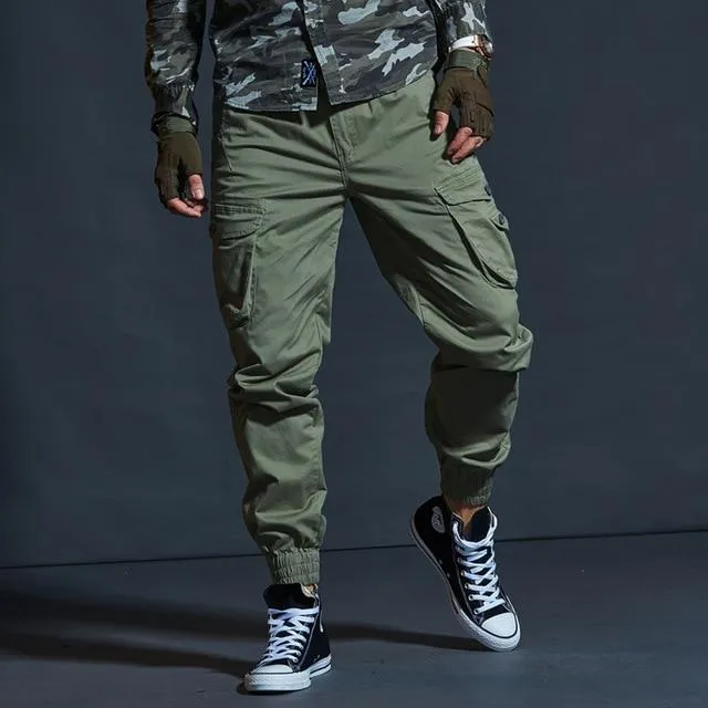 Angelo Ricci™ Cargo Military Style Elasticity Pants