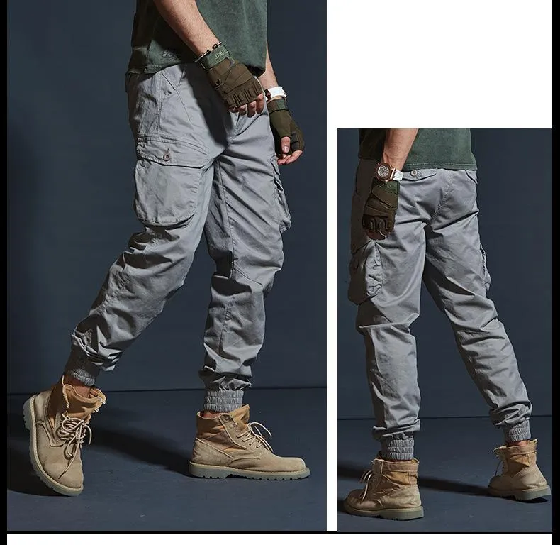 Angelo Ricci™ Cargo Military Style Elasticity Pants