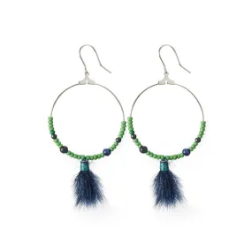 ANUK earrings, blue