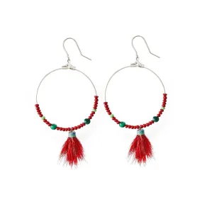 ANUK earrings, red