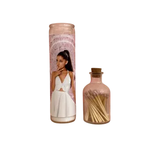 Ariana Grande White Prayer Candle
