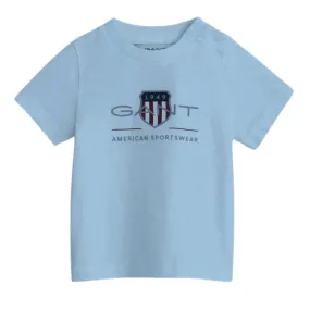 Babies Light Blue Shield Logo T-Shirt