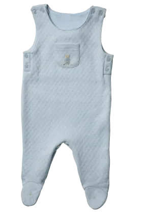 Baby Golf Bear Pocket Long Jacquard Pima Overall