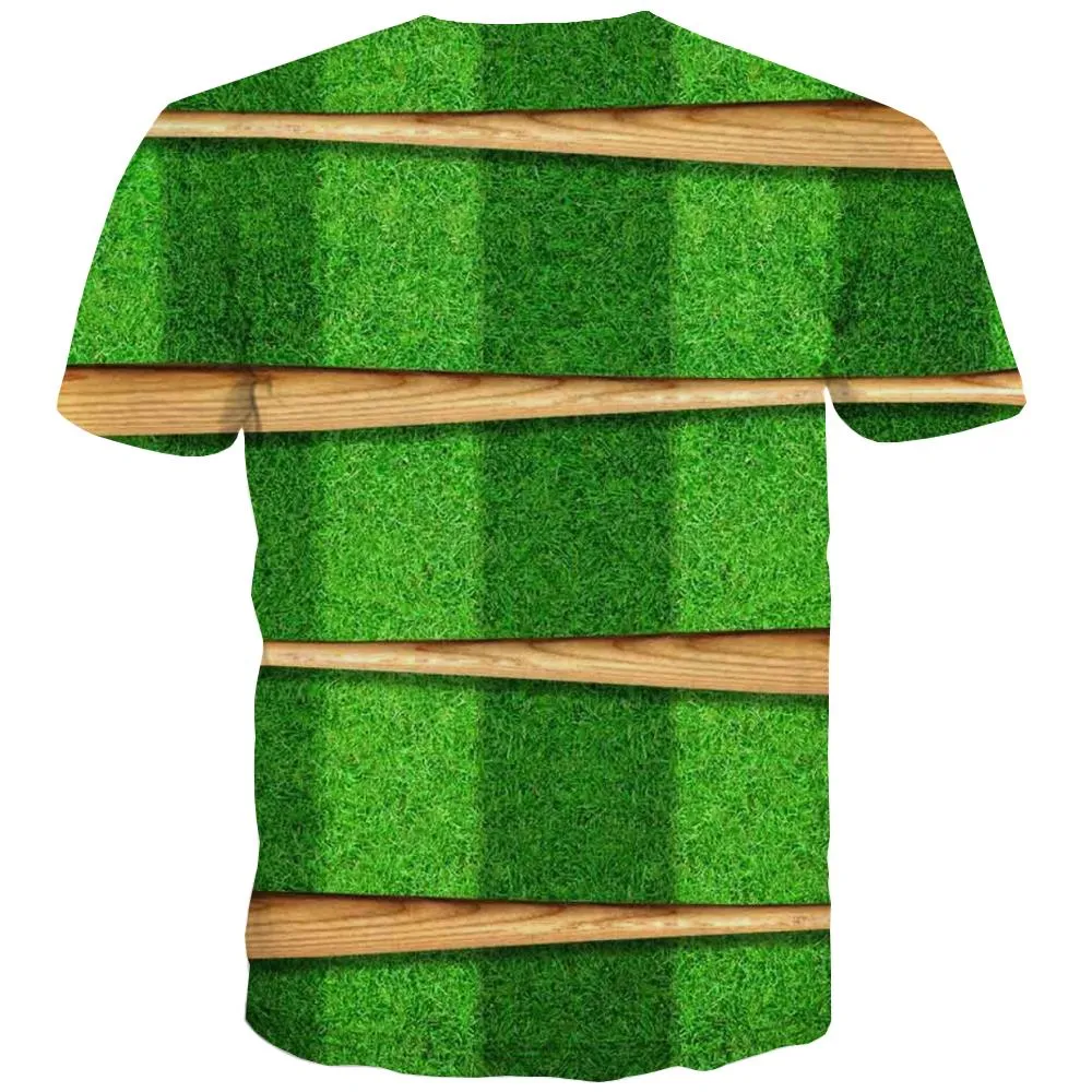 Baseball T-shirt Men Stadium Tshirt Anime Game Tshirts Cool White Shirt Print