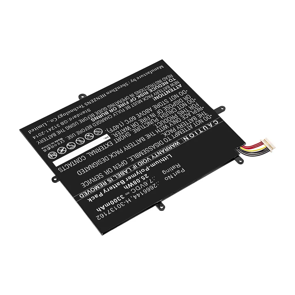 Batteries N Accessories BNA-WB-P17004 Laptop Battery - Li-Pol, 7.6V, 3300mAh, Ultra High Capacity - Replacement for Teclast H-30137162 Battery