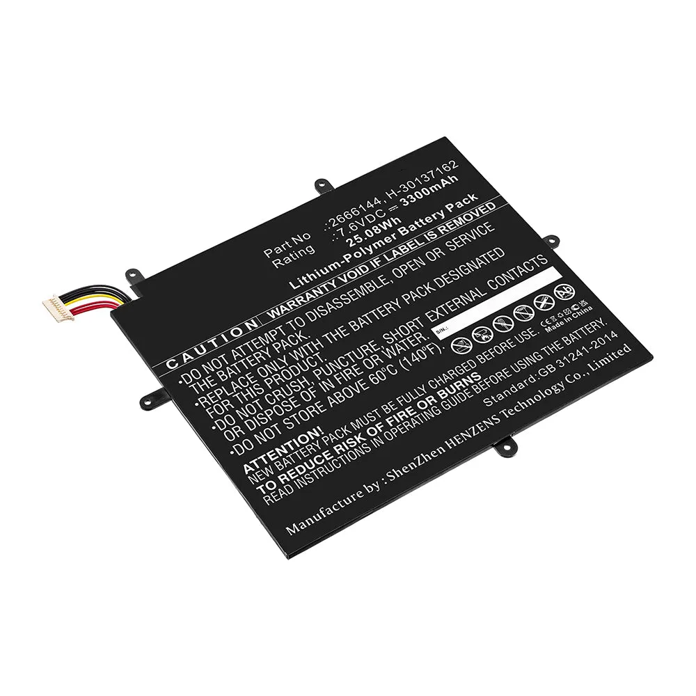 Batteries N Accessories BNA-WB-P17004 Laptop Battery - Li-Pol, 7.6V, 3300mAh, Ultra High Capacity - Replacement for Teclast H-30137162 Battery