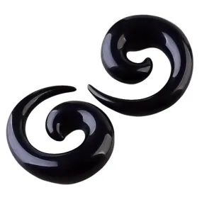 Black Acrylic Punk Gothic Earrings
