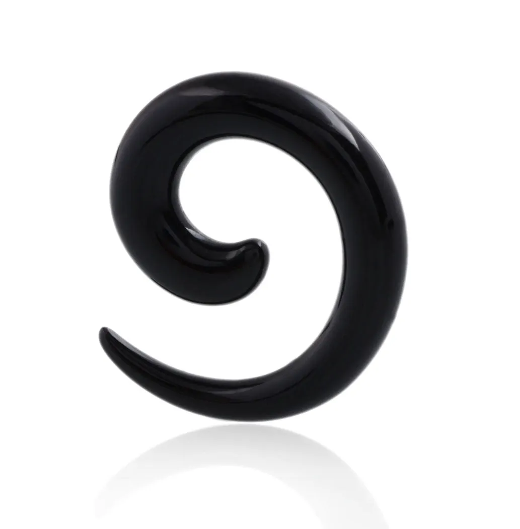 Black Acrylic Punk Gothic Earrings