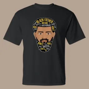 Black Father Awesome T-Shirt