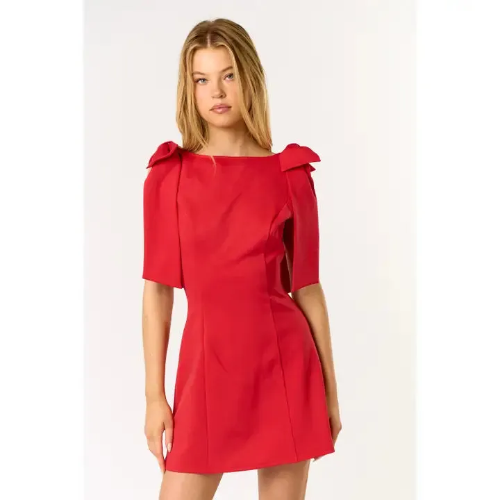 Bow Shoulder Mini