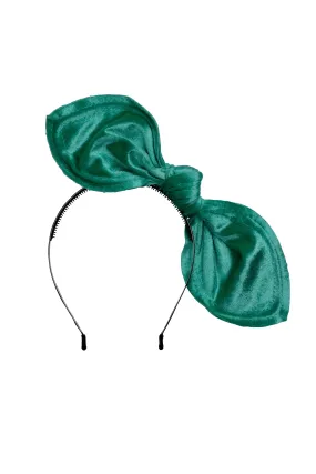 Bubble Ear - Jewel Tone Green Velvet