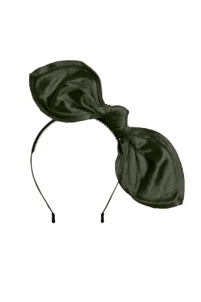 Bubble Ear - Olive Velvet