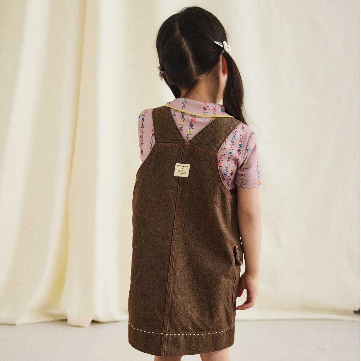 Buckle Jumper Dress in Earth by Misha & Puff