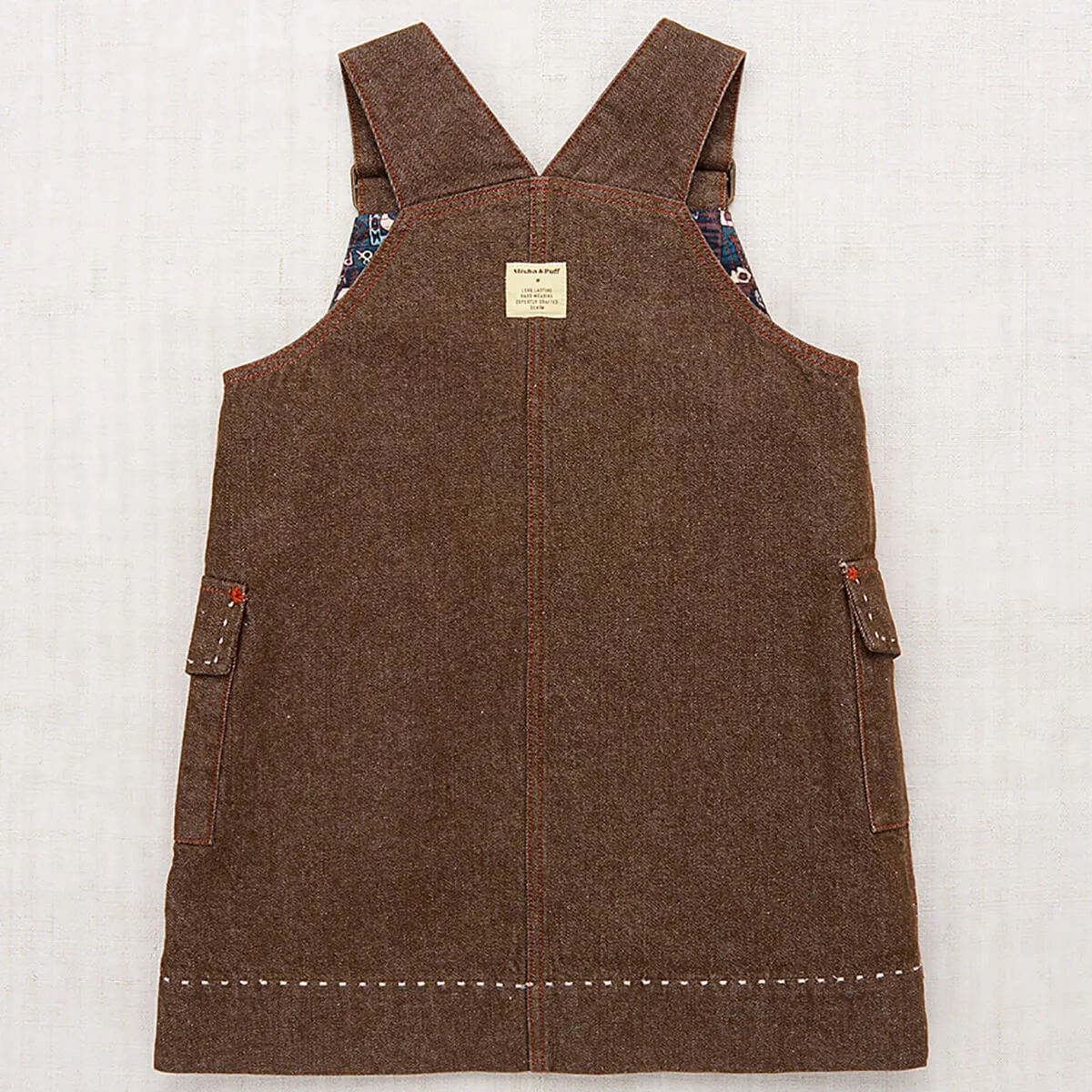 Buckle Jumper Dress in Earth by Misha & Puff