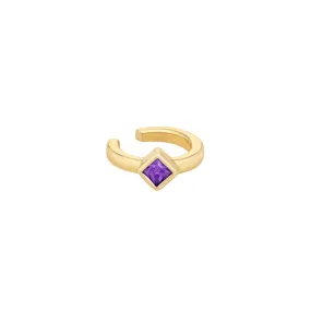 Callisto Ear Cuff - Purple