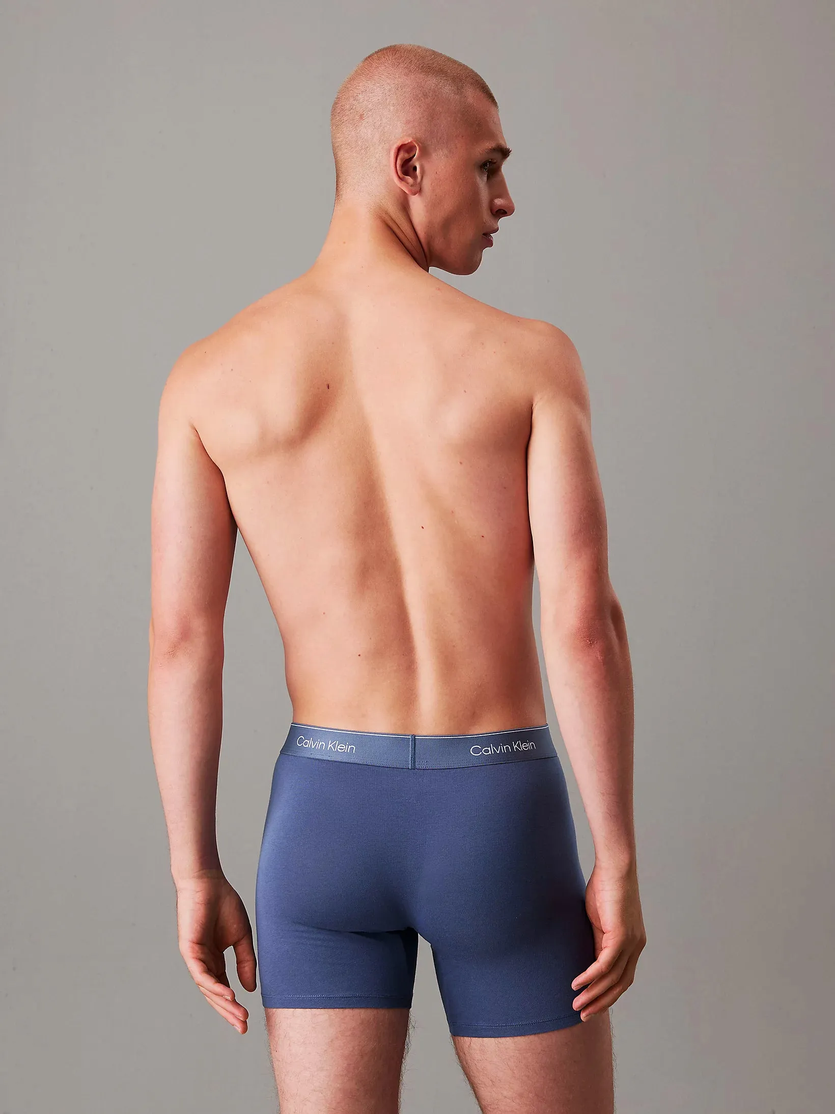 Calvin Klein Mens Boxer Brief  - Icon Cotton Stretch (3-Pack)