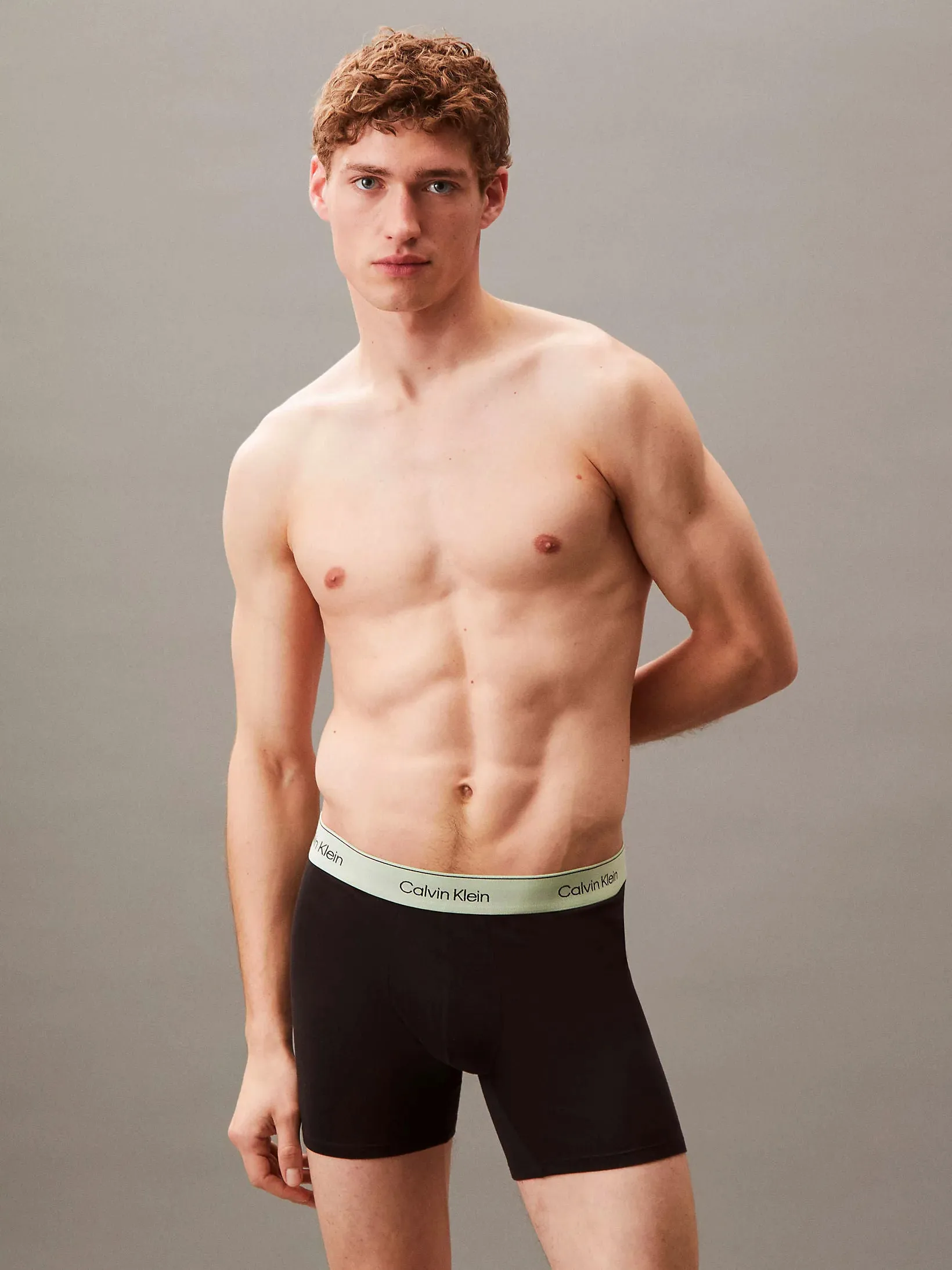 Calvin Klein Mens Boxer Brief  - Icon Cotton Stretch (3-Pack)