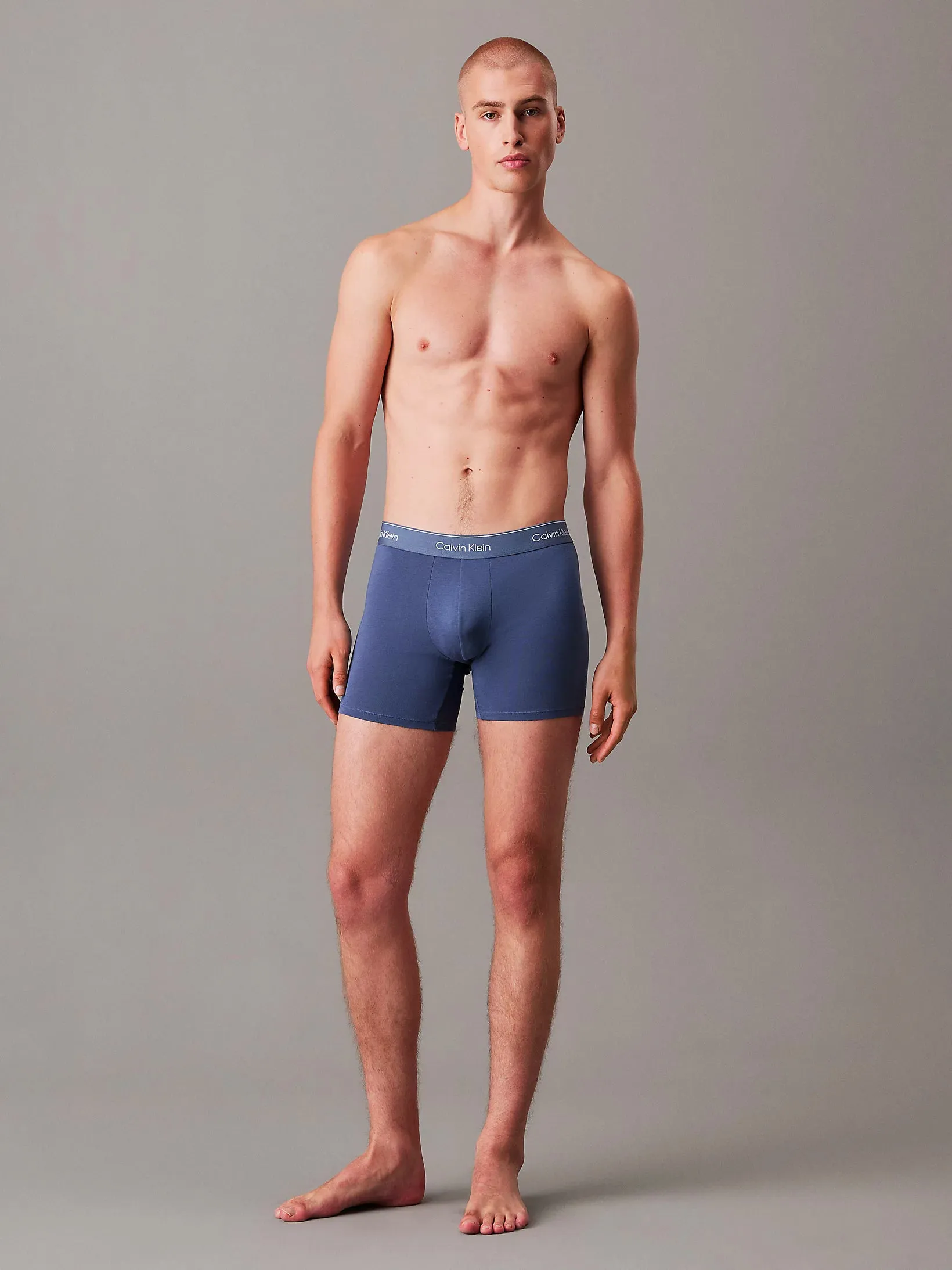 Calvin Klein Mens Boxer Brief  - Icon Cotton Stretch (3-Pack)