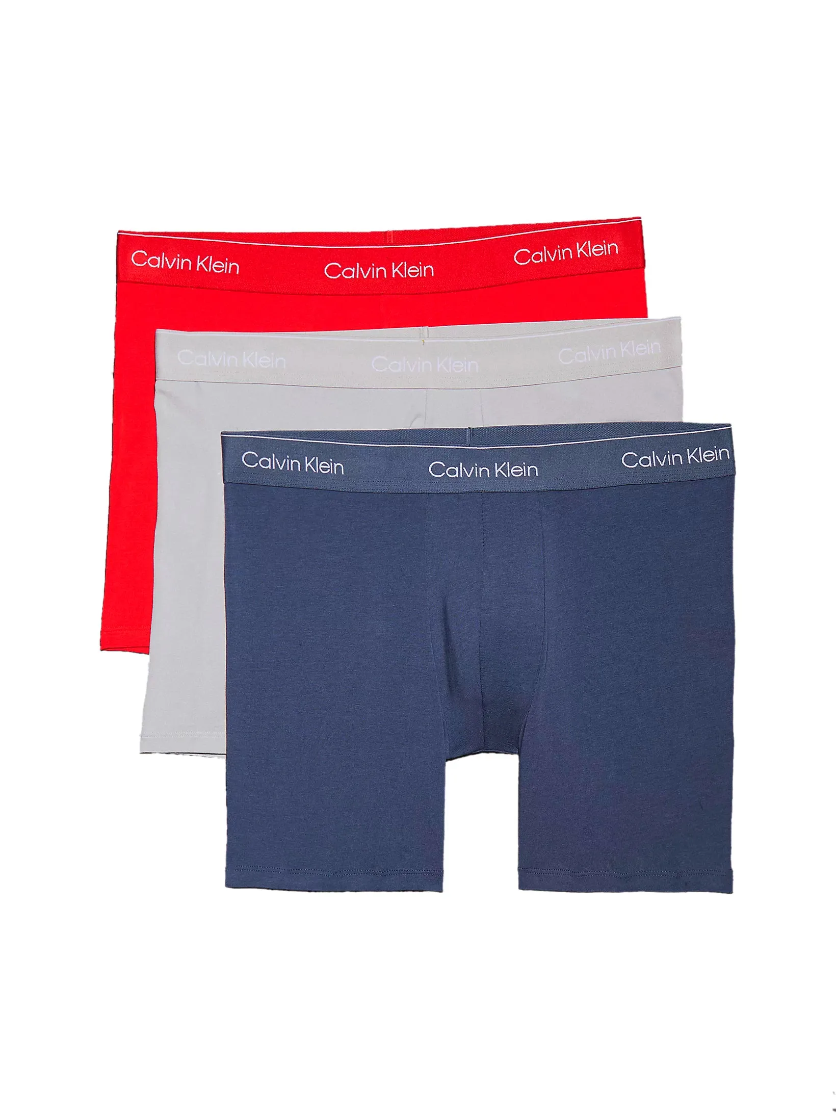 Calvin Klein Mens Boxer Brief  - Icon Cotton Stretch (3-Pack)