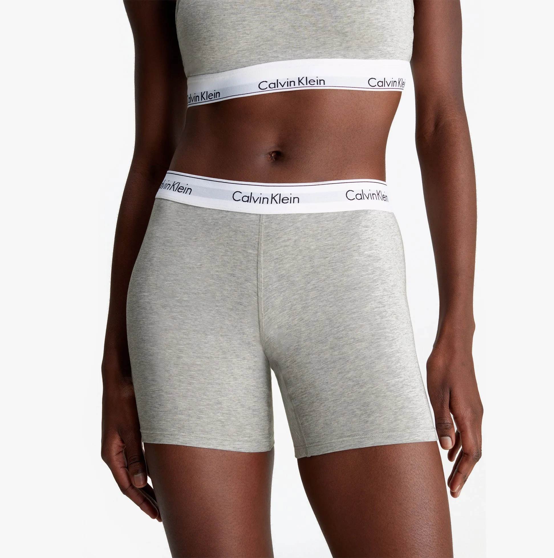 Calvin Klein MODERN COTTON Boxer Briefs Womens Grey Heather