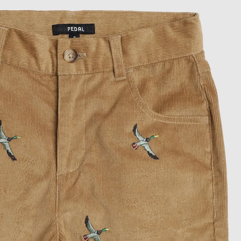 Cape Cod Duck Motif Corduroy Pants