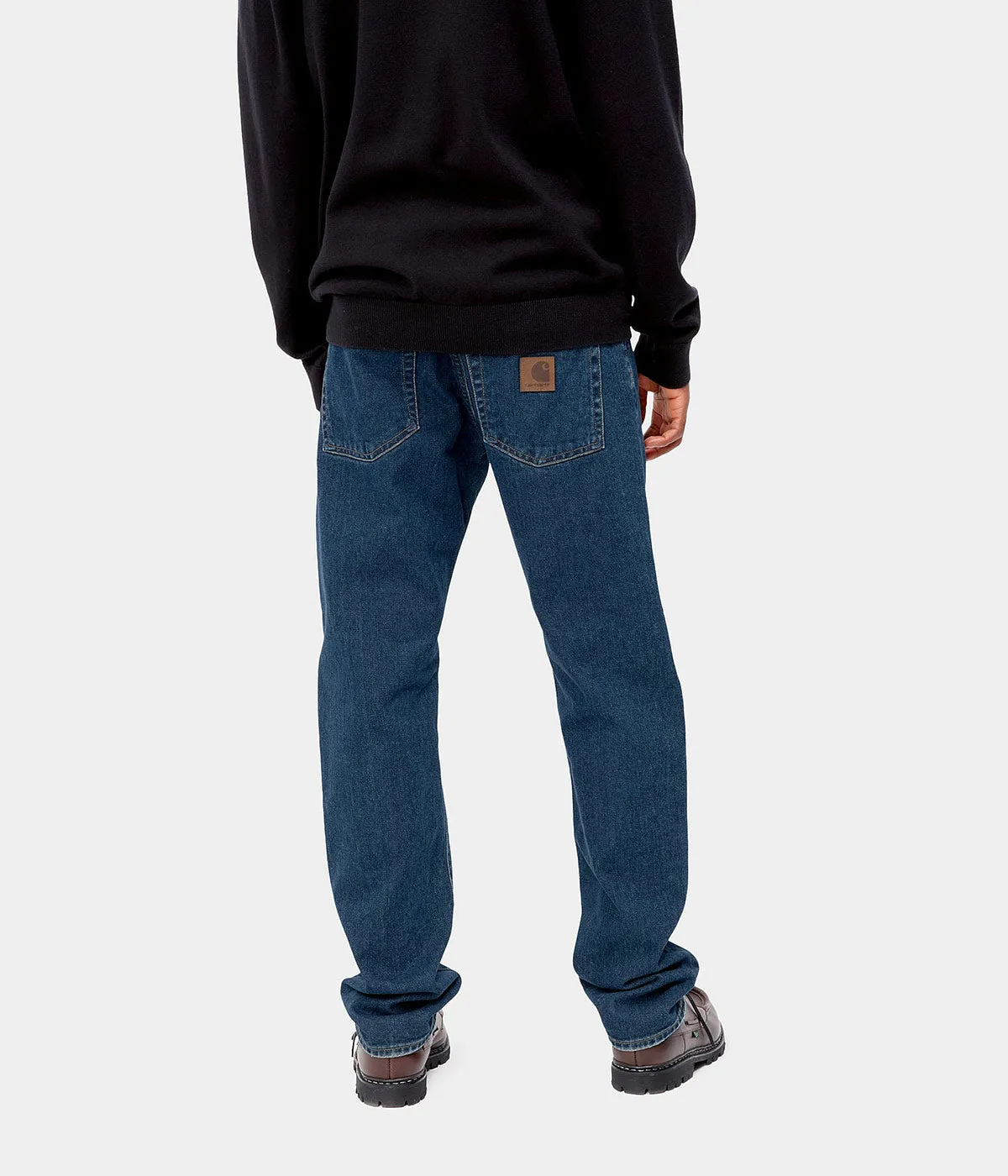 CARHARTT WIP KLONDIKE PANT I029207 BLUE STONE WASHED